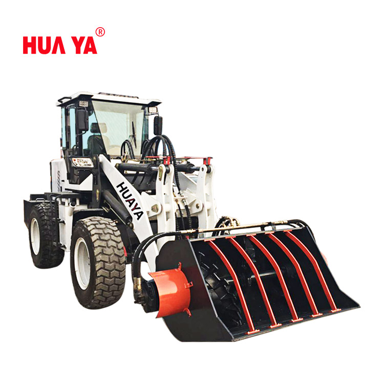 high performance construction machinery wheel loader with mixing bucket for sale